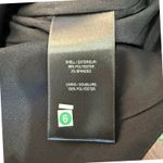 Christian LaCroix  Black Beige Palm Frond Leaf Satin Halter Dress size S NEW Tags Photo 8