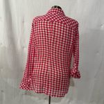 C&C California  Pink Plaid Button-Down Shirt Photo 5