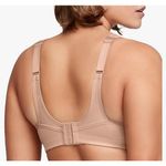 Glamorise 1066 Sports Bra Full Figure No Bounce Camisole Wireless Size 40G Cafe Tan Photo 1