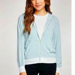Chaser Coastal Cloth Zip Up Hoodie Jacket - Vintage Blue - size S Photo 13
