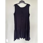 Vtg 90’s Slip Dress sz 14 Witchy Grunge Emo Whimsigoth Ruffle Hem Black Photo 2