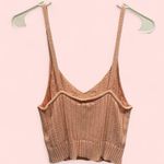 American Eagle Cute blush shaker knit cami crop sweater Photo 3