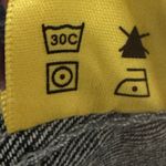 Daisy  Blue Distressed Long Denim Jacket Women's Size Large Frayed Hem Pockets‎ Photo 9