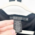 Rampage  Womens Y2K Whimsigoth Black Floral Lace Babydoll Blouse Top Size M Photo 1