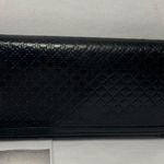 Gucci  Black Calf Leather Diamante Long Bifold Wallet - Preowned Photo 12