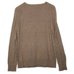J.Crew Women's  Tan Brown Nylon Lambs Wool Crewneck Long Sleeve Sweater Size M Photo 1