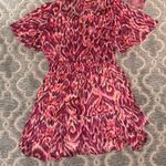 ZARA Pink Print Mini Dress Photo 0