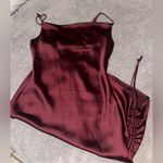 Forever 21 Maroon/Red/Burgundy Satin Dress ✨ Photo 6
