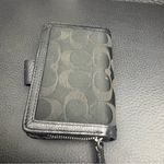 Coach Zipper buckle wallet black wallet small Photo 1