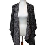 NWT Basha Shawl Leopard Print Gray Black One Size Size undefined Photo 0