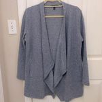 Banana Republic Space Dye Drapey Open Knit Cardigan in Blue Photo 1