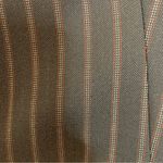 Piazza Sempione  Women’s Black Pinstripe Wool Blend Blazer Jacket Photo 2