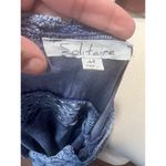 Solitaire Anthropologie  Embroidered Button Down boho Rayon top Photo 4