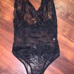 black lingerie bodysuit Size 4 Photo 0