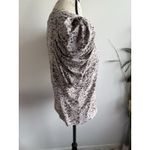 Nation Ltd Woman's ‎ V-neck Bell Sleeve Top Mauve Pink Black Size Large Photo 2