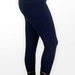 EXPRESS Black Skinny Lace Hem Mid Rise Legging Photo 1