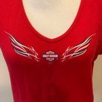 Harley Davidson  Zion Washington Utah red short sleeve shirt Photo 1