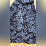 Kookaburra by UGGs Blue Floral Sherpa Hooded Vest Size XL Photo 9