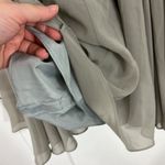 JJ's House New Size 4 Silver Gray V-Neck Lace Cocktail Bridesmaid Formal Dress Photo 9