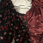 For Love & Lemons Cher Ruched Polka Dot Floral Sweetheart Mini Dress Size: XS Photo 7