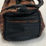 Edmond Bassetti Vintage Snakeskin Leather Shoulder Bag Brown Photo 2