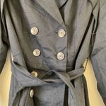 ASOS NWT  Black Women Trench Coat Size 8 petite Photo 5