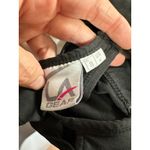 LA Gear Black Sports Bra Workout Gym Fitness‎ Double Strap Size US 4 High Impact Photo 4