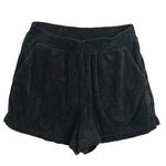 Gap  Black Terrycloth Fabric Elastic Waist Pull-on Casual Running Sweat Shorts S Photo 0