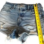 Lucky Brand  High Rise Mom Short Distressed Denim Jean Shorts Womens Size 0/25 Photo 8