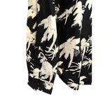Revolve R+A Sierra Palm Shirt Women Size Small Button Up Black White Oversized Photo 4