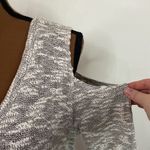 LNA cold shoulder marl textured long sleeve top in grey made in USA size M Photo 5