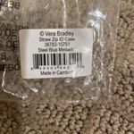 Vera Bradley  Dark Blue Woven Zip ID case  with Turtle Design Photo 2