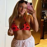 Pink Lily Striped Shorts  Photo 0