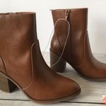 Leather Ankle Boots, Size 6 Brown Photo 0