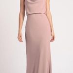 Jenny Yoo  BHLDN maxi dress fig lavender bridesmaid cowl drape capri bianca long Photo 0