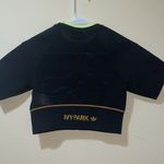 Ivy Park Womens New Adidas X  knitted Cropped Top In Black Photo 9