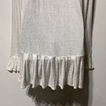 Free People  Your Girl Button-Front Tunic Top Dress In Ivory Size Small Photo 9