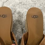 UGG  Niyomee Tan Wedge Sandal Slide US 10 Photo 2