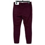 Loft Size 28 / 6 Curvy Legging Pants Maroon Burgundy Purple New with Tags NWT Photo 1