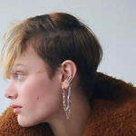 Free People  Silver‎ Bohemian Earrings Photo 0