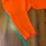 Jones & Co Top 1X Vibrant Orange Blouse with Front Pockets 100% Cotton Photo 6