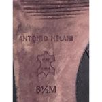 Antonio Melani Brown Leather Whipstitch Mid-Calf Boots Women’s 6.5M Y2K Edge Photo 3