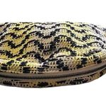 Maria La Rosa "Game" mini clutch wrist bag in Black and Yellow Photo 7