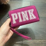 PINK - Victoria's Secret Victoria’s Secret Pink Y2K 2000s Zip Around Wallet Wristlet Photo 0