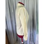 Liz Claiborne button down Liz Sport striped pastel cream pink green purple Photo 5