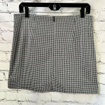 Mink Pink Collection Revolve NWT Houndstooth Black‎ and White Mini Skirt Large Photo 3