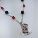 A.L.C. Wonderland Mad Hatter Necklace Neck Photo 5