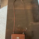 Brighton  Brown Leather Crossbody Bag with Silver Accent Photo 2