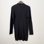 BP Mock Neck Long Sleeve Cotton Blend Rib Sweater Dress Small Photo 3