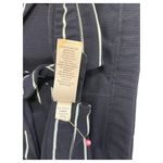 Athleta  Sports Bra Womens Medium Blue Striped Athletic Top Yoga Workout Photo 6